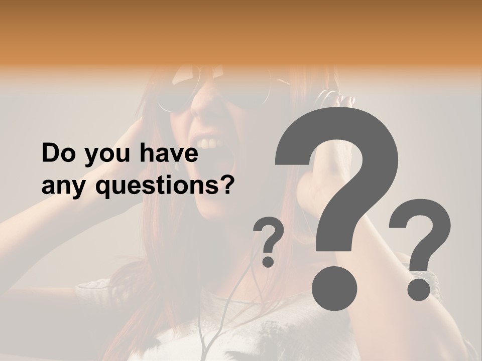 Enjoyment Woman Person PowerPoint Template