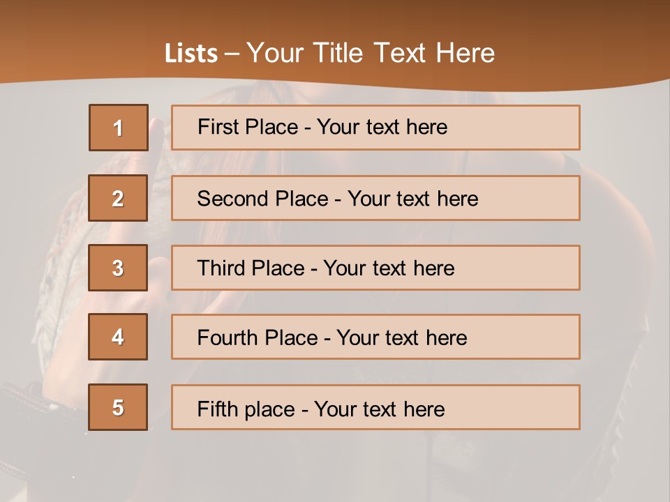 Joy Enjoyment Young PowerPoint Template