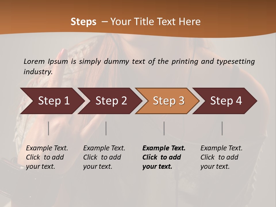 Joy Enjoyment Young PowerPoint Template