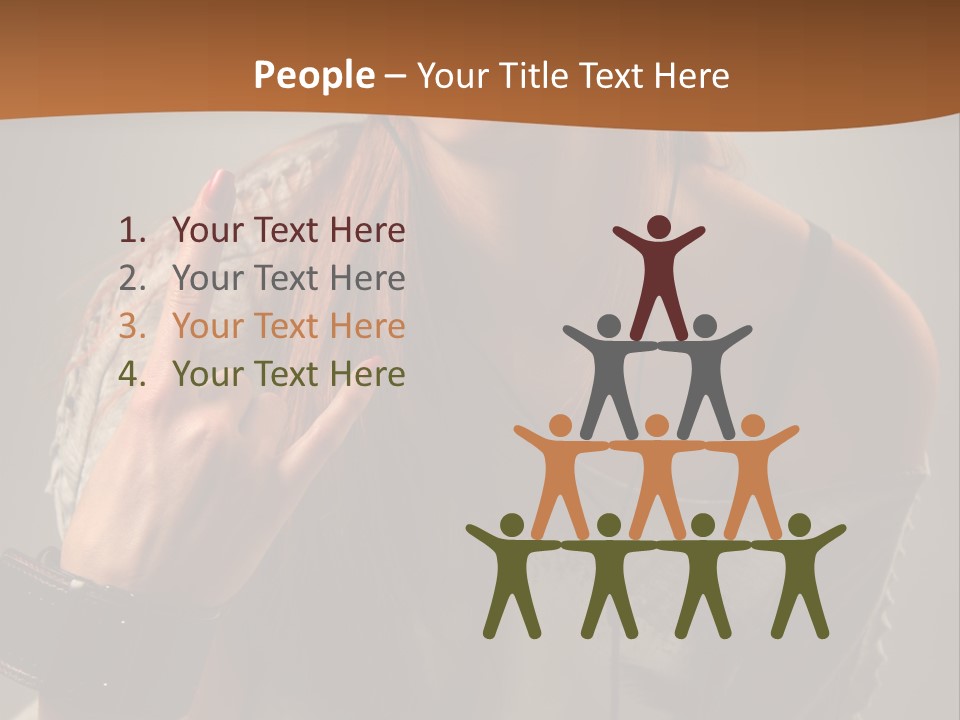 Joy Enjoyment Young PowerPoint Template