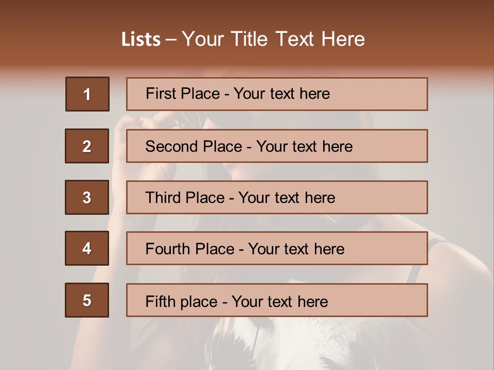 Beauty Bright Audio PowerPoint Template