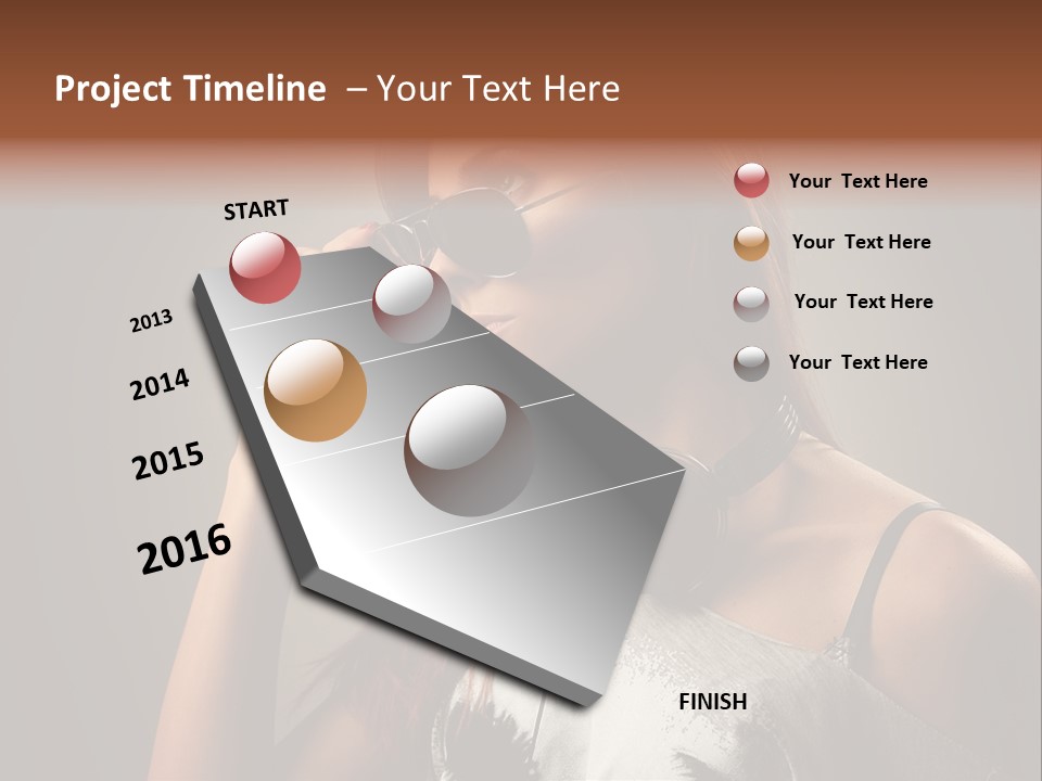 Beauty Bright Audio PowerPoint Template
