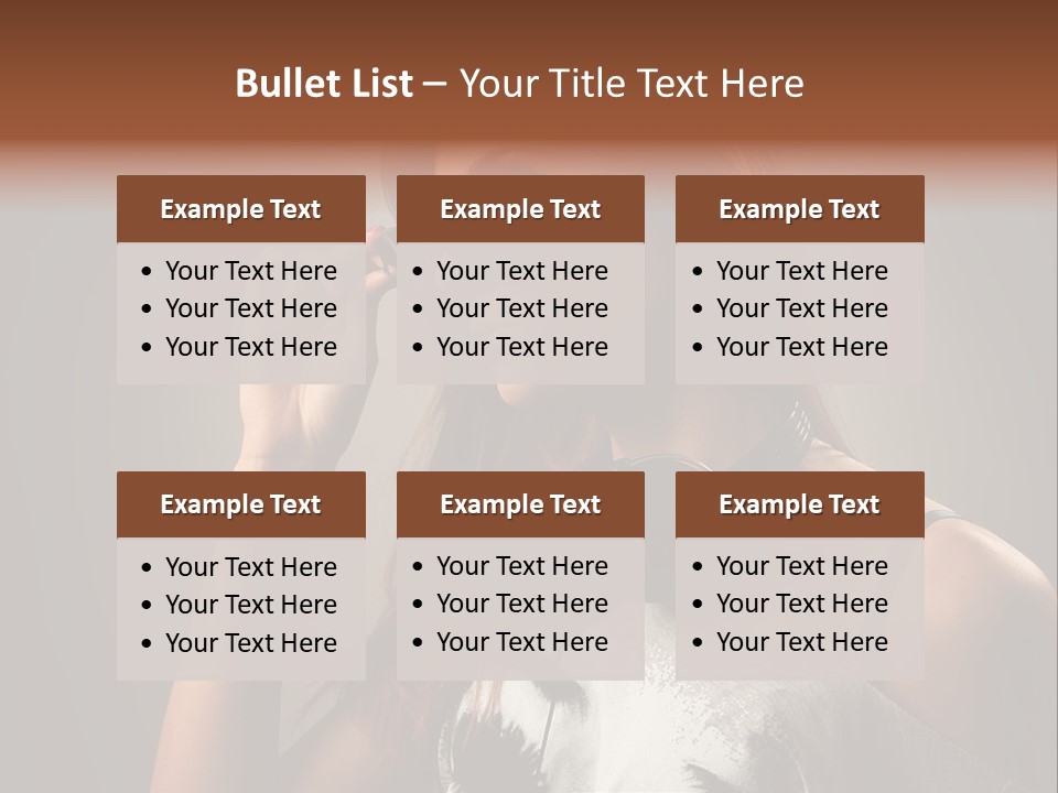Beauty Bright Audio PowerPoint Template