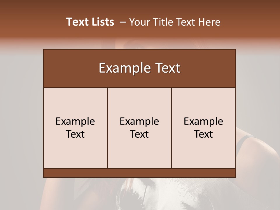 Beauty Bright Audio PowerPoint Template
