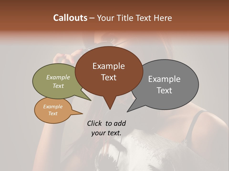 Beauty Bright Audio PowerPoint Template