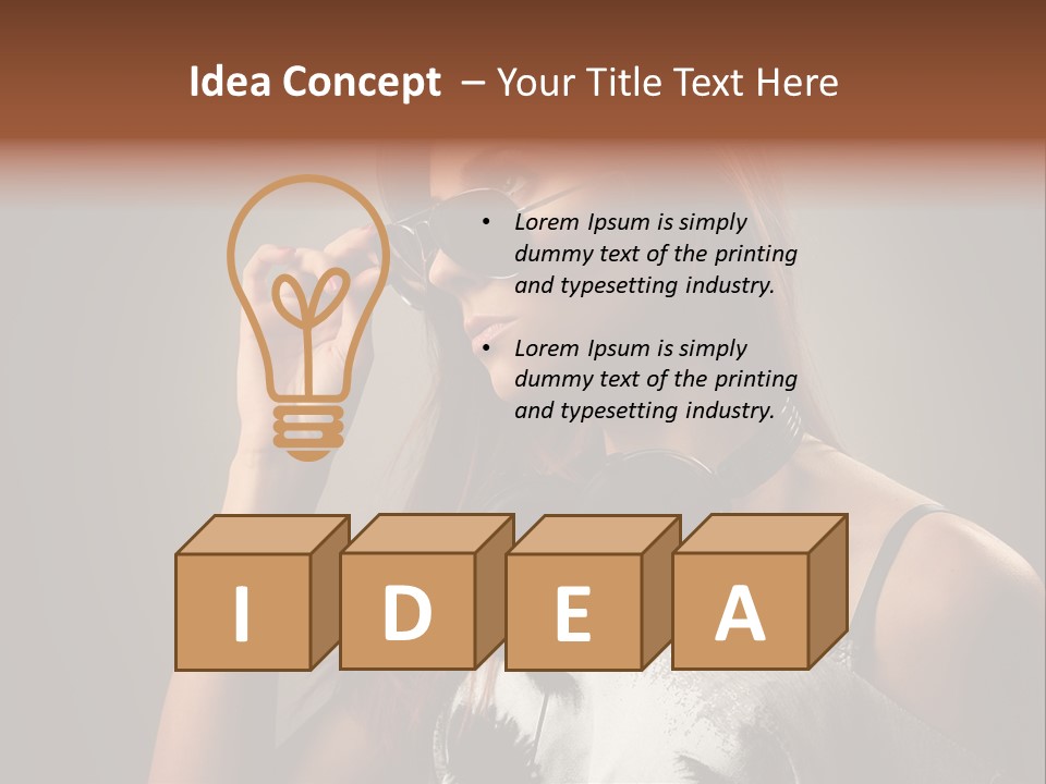 Beauty Bright Audio PowerPoint Template