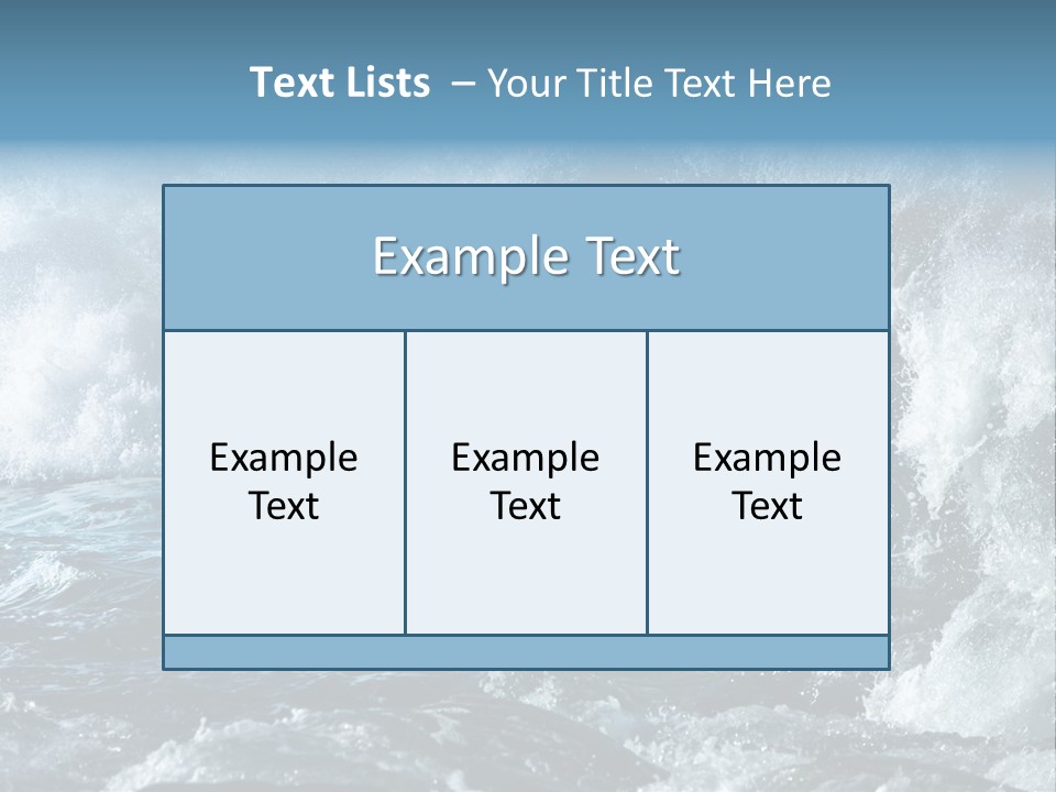 Black Nature Wet PowerPoint Template