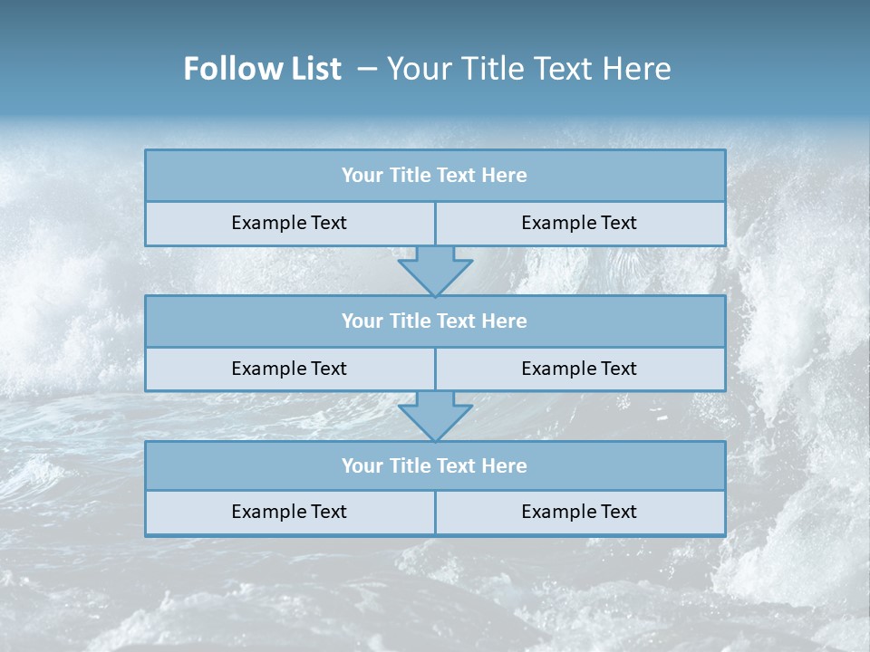 Black Nature Wet PowerPoint Template