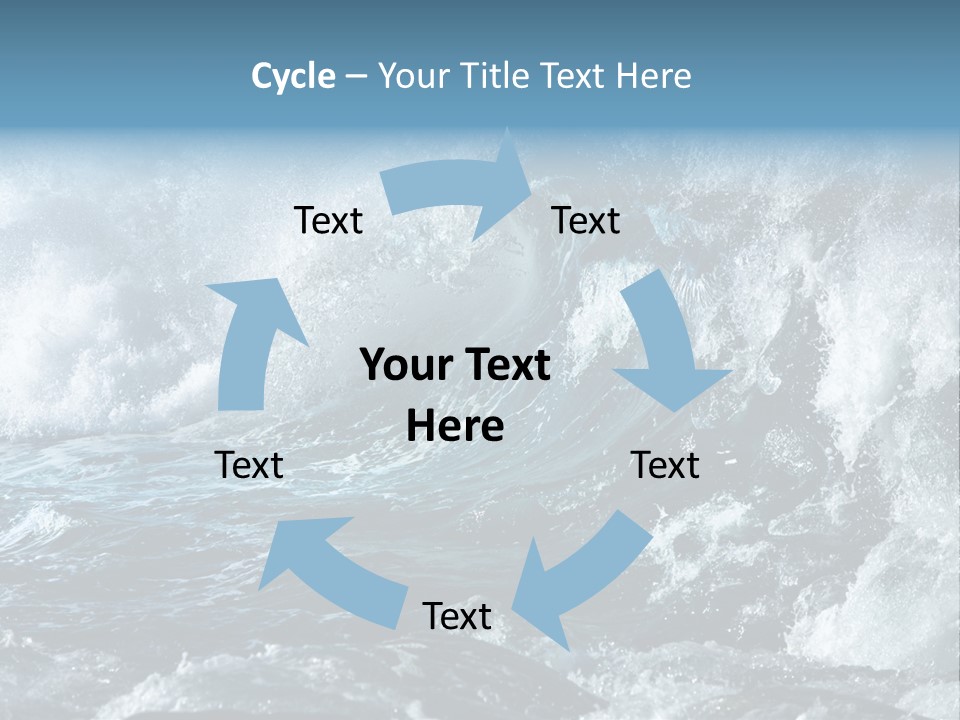 Black Nature Wet PowerPoint Template