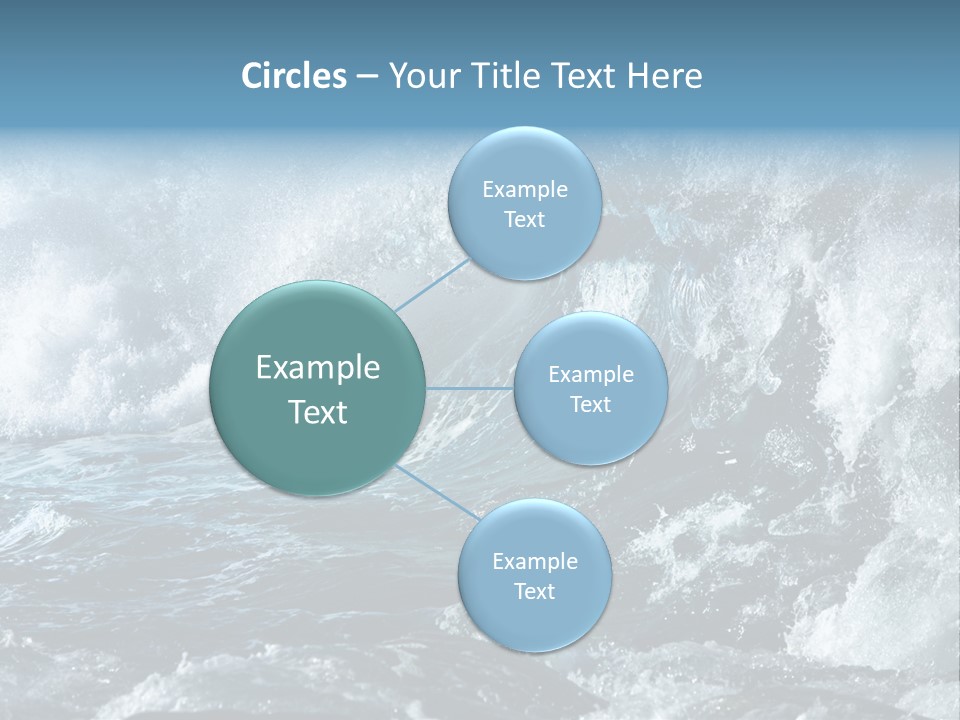 Black Nature Wet PowerPoint Template