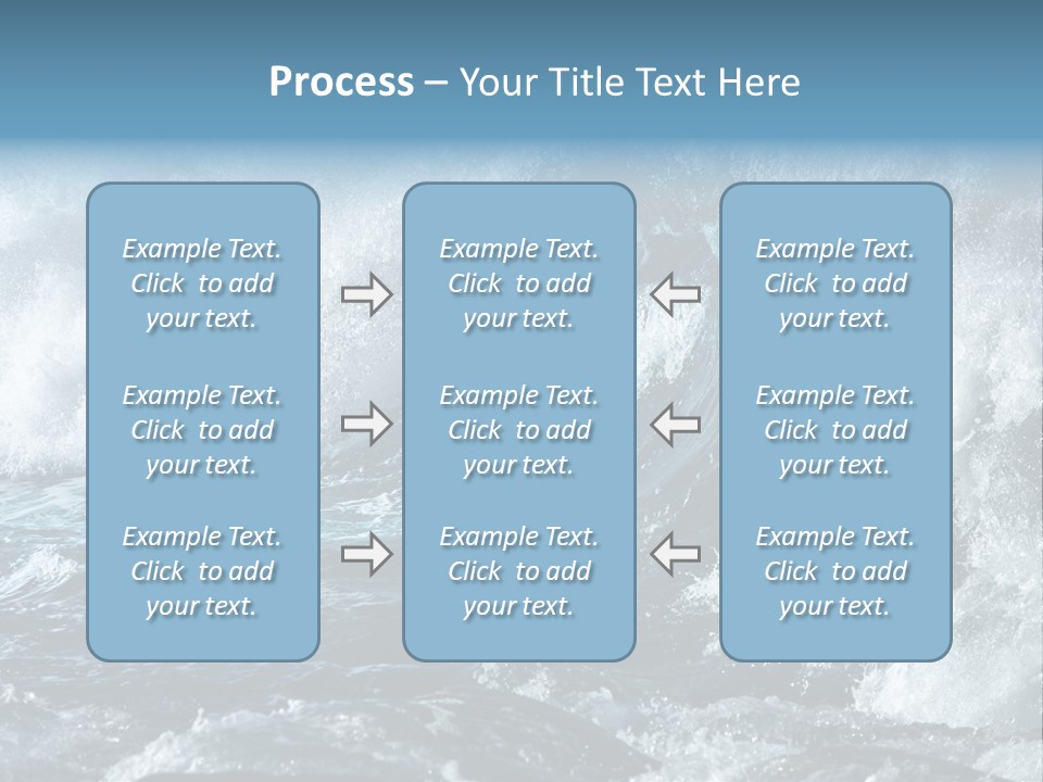Black Nature Wet PowerPoint Template