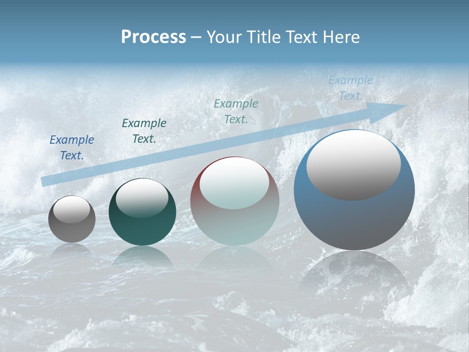 Black Nature Wet PowerPoint Template