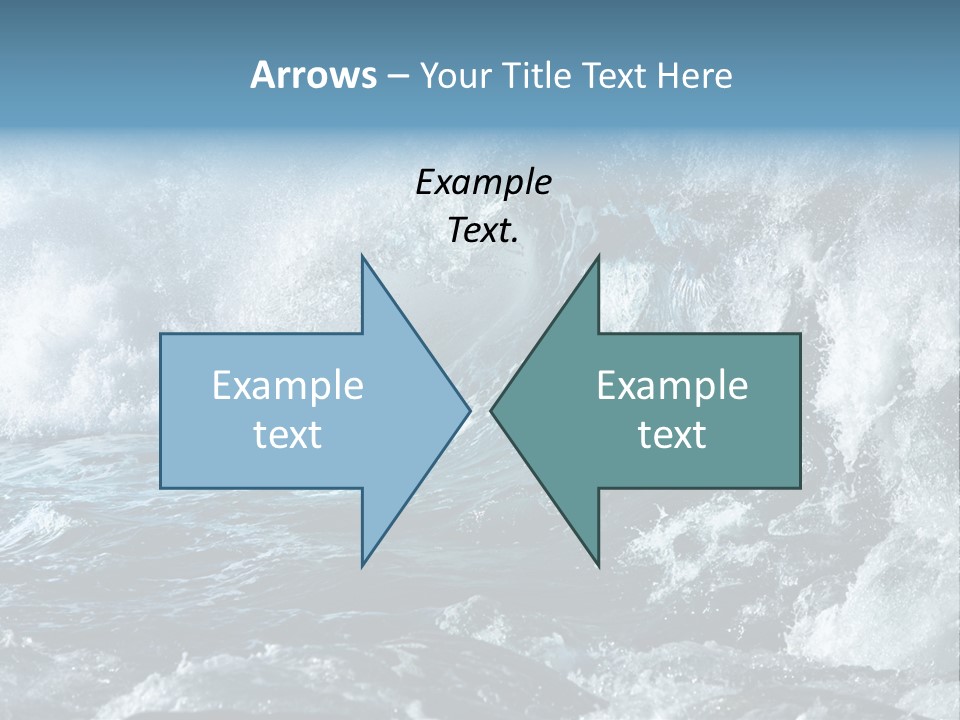 Black Nature Wet PowerPoint Template