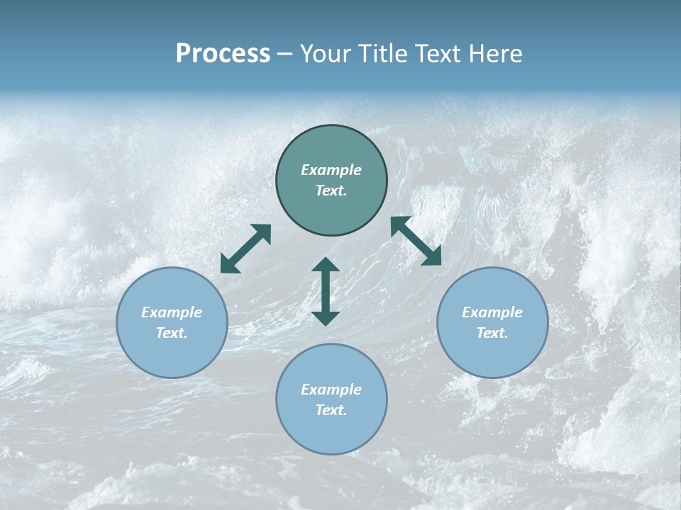 Black Nature Wet PowerPoint Template