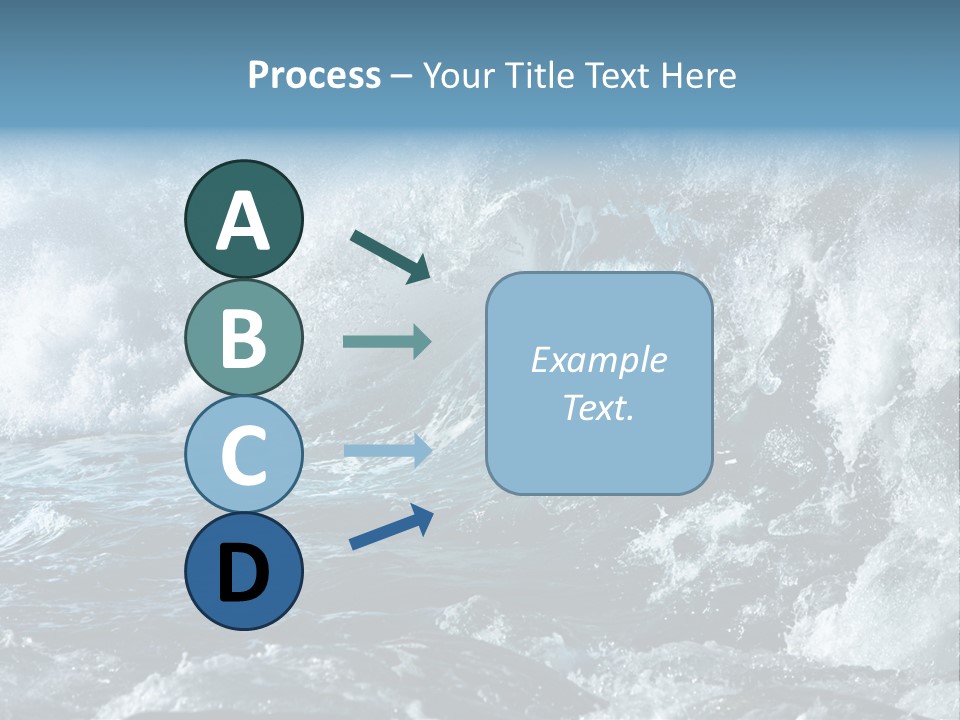 Black Nature Wet PowerPoint Template