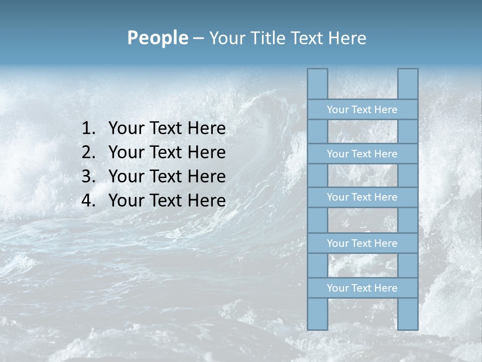 Black Nature Wet PowerPoint Template