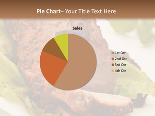 Food Sliced Bbq PowerPoint Template