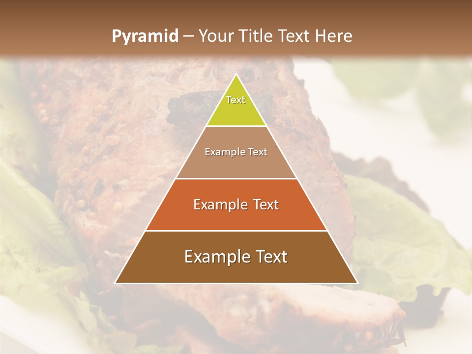 Food Sliced Bbq PowerPoint Template