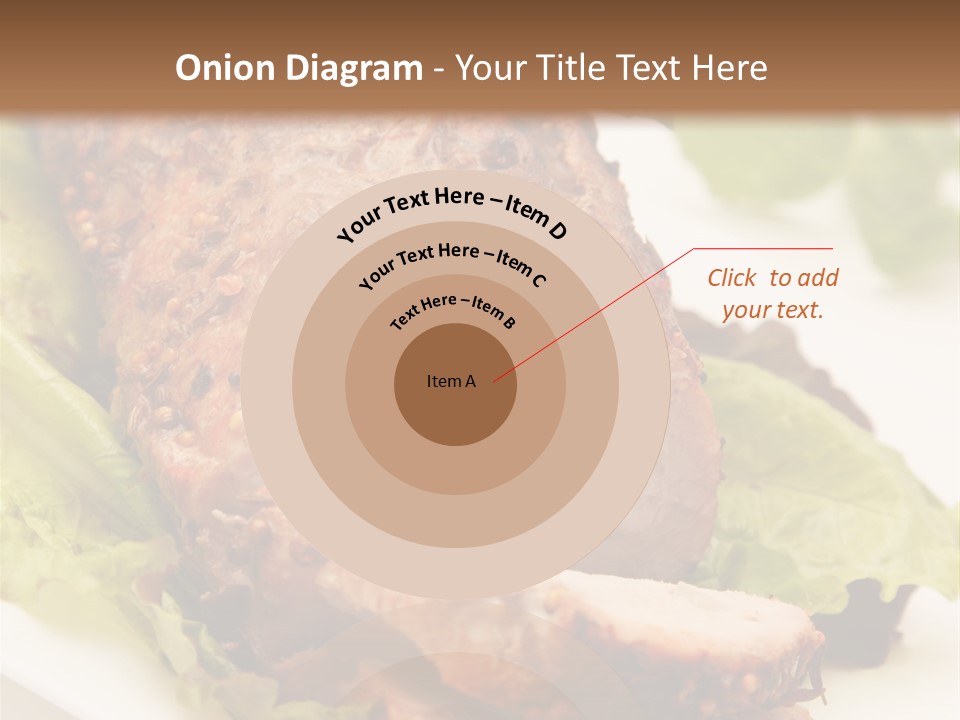 Food Sliced Bbq PowerPoint Template