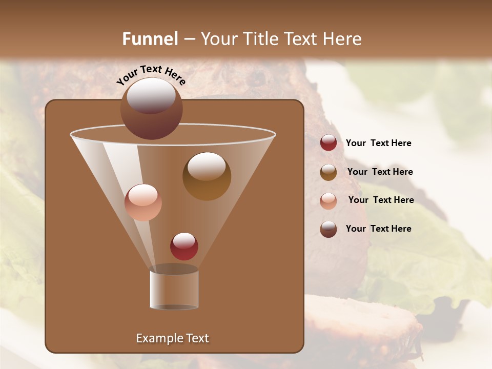 Food Sliced Bbq PowerPoint Template