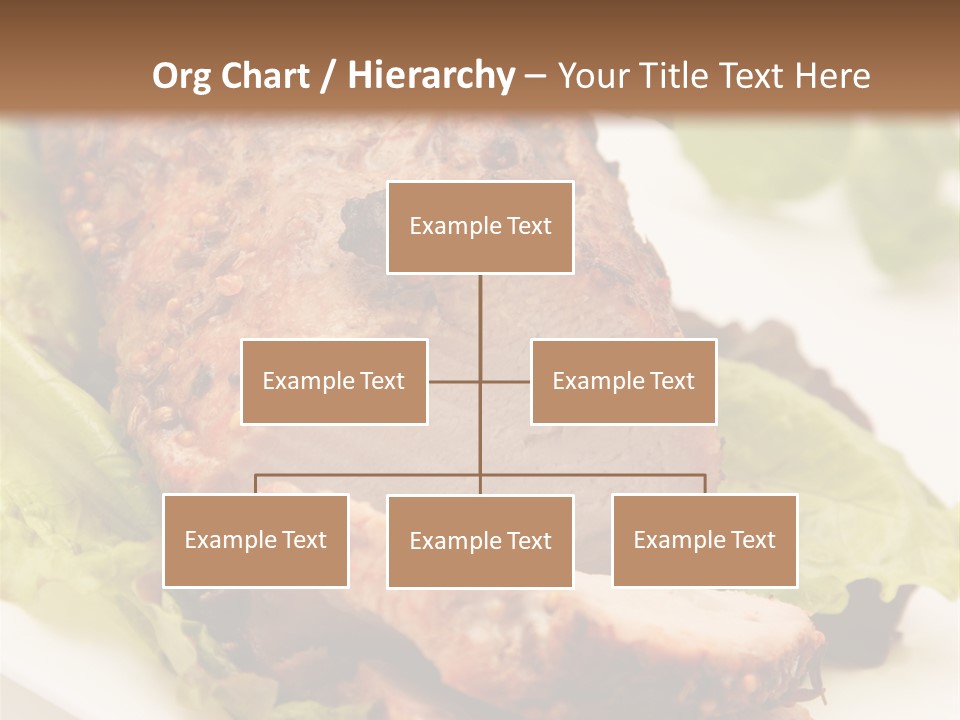 Food Sliced Bbq PowerPoint Template