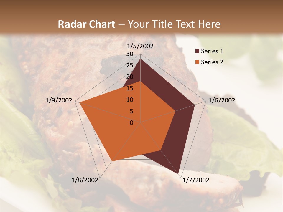 Food Sliced Bbq PowerPoint Template