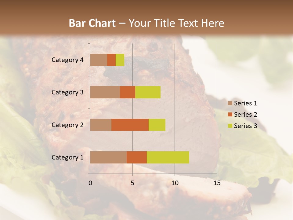Food Sliced Bbq PowerPoint Template
