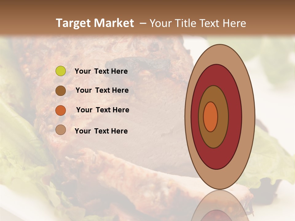 Food Sliced Bbq PowerPoint Template
