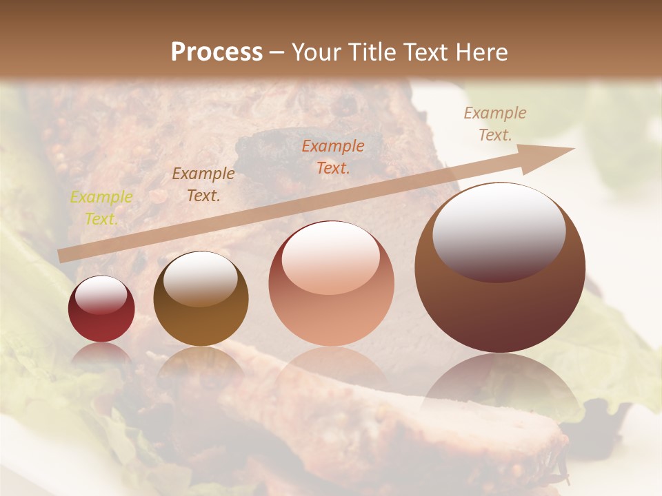 Food Sliced Bbq PowerPoint Template