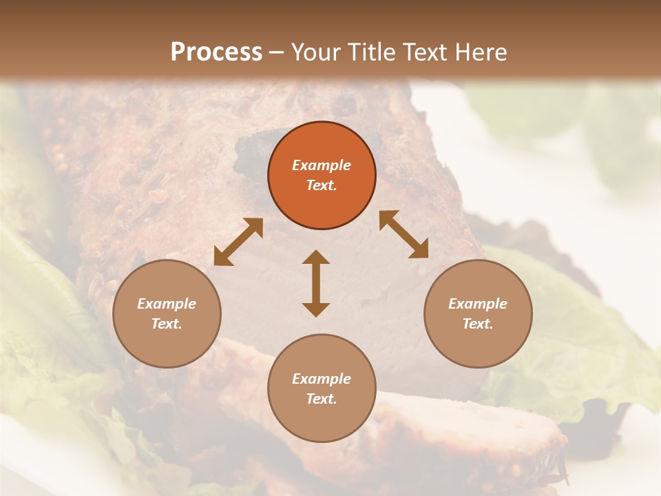 Food Sliced Bbq PowerPoint Template
