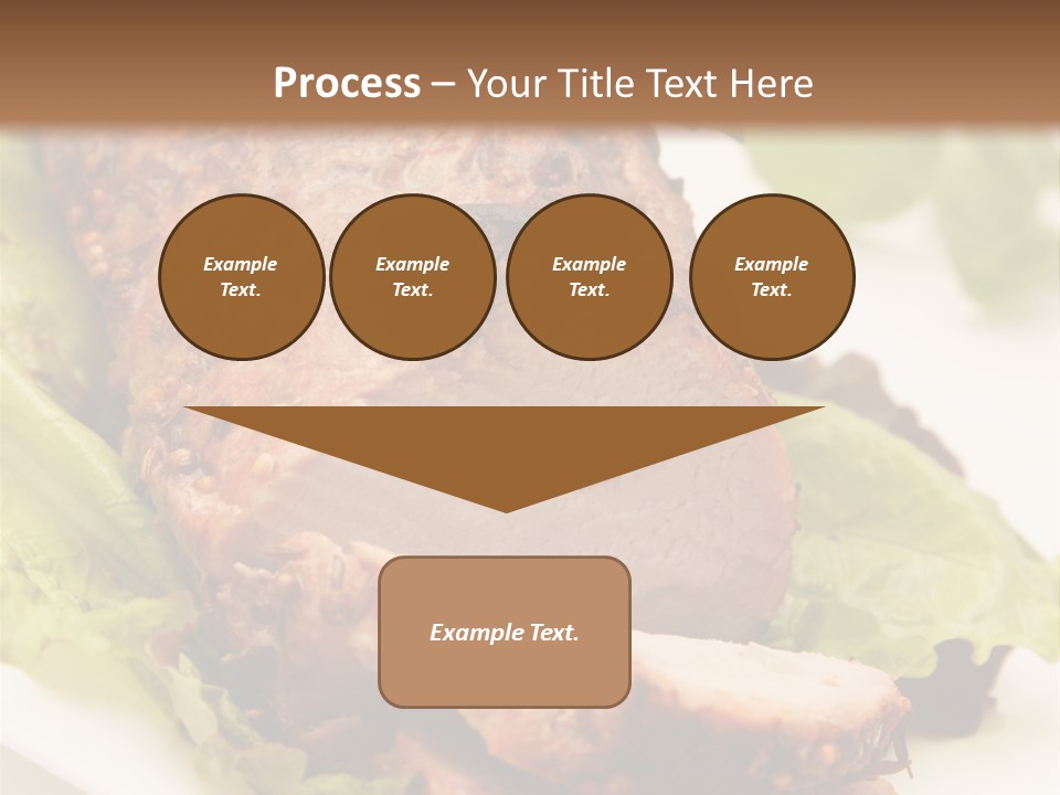 Food Sliced Bbq PowerPoint Template
