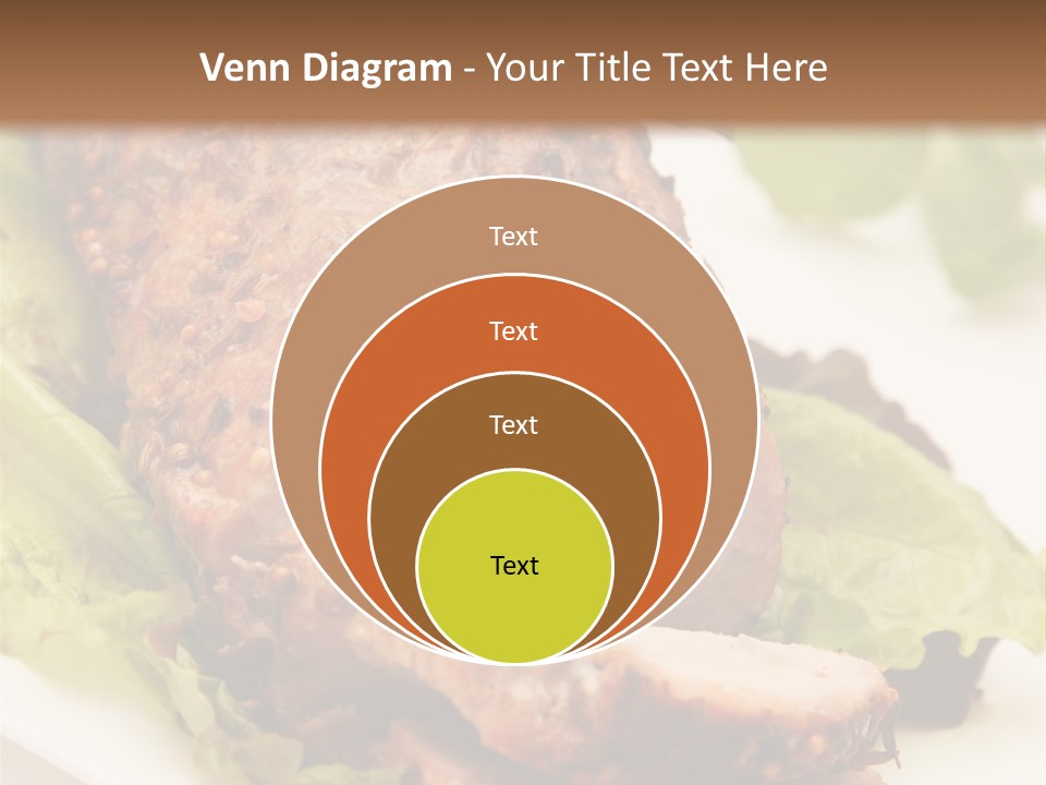 Food Sliced Bbq PowerPoint Template
