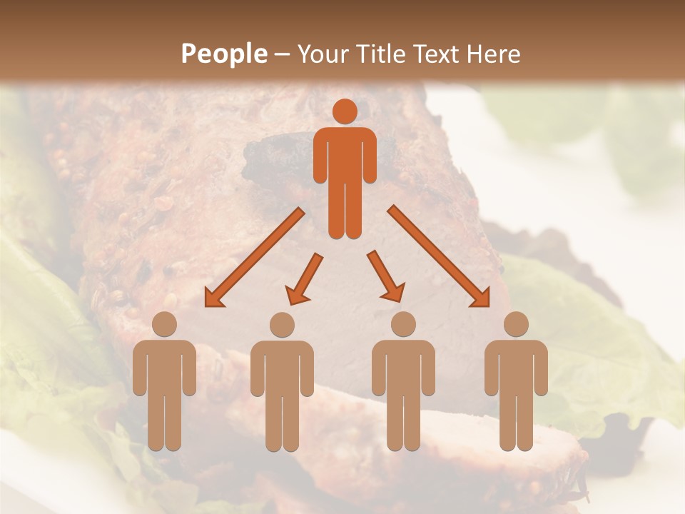 Food Sliced Bbq PowerPoint Template