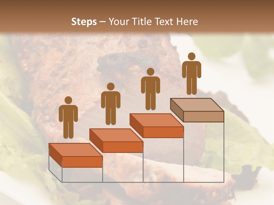 Food Sliced Bbq PowerPoint Template