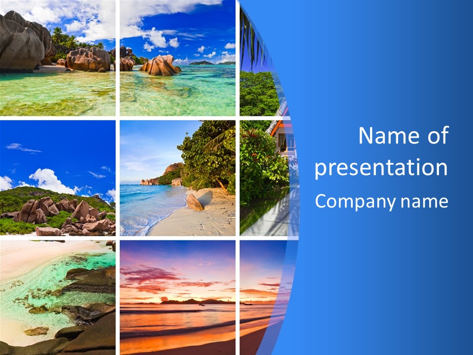 Collection Vacation Trip PowerPoint Template