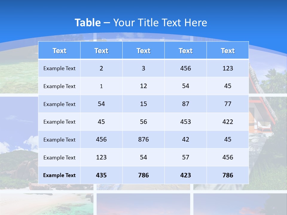 Collection Vacation Trip PowerPoint Template