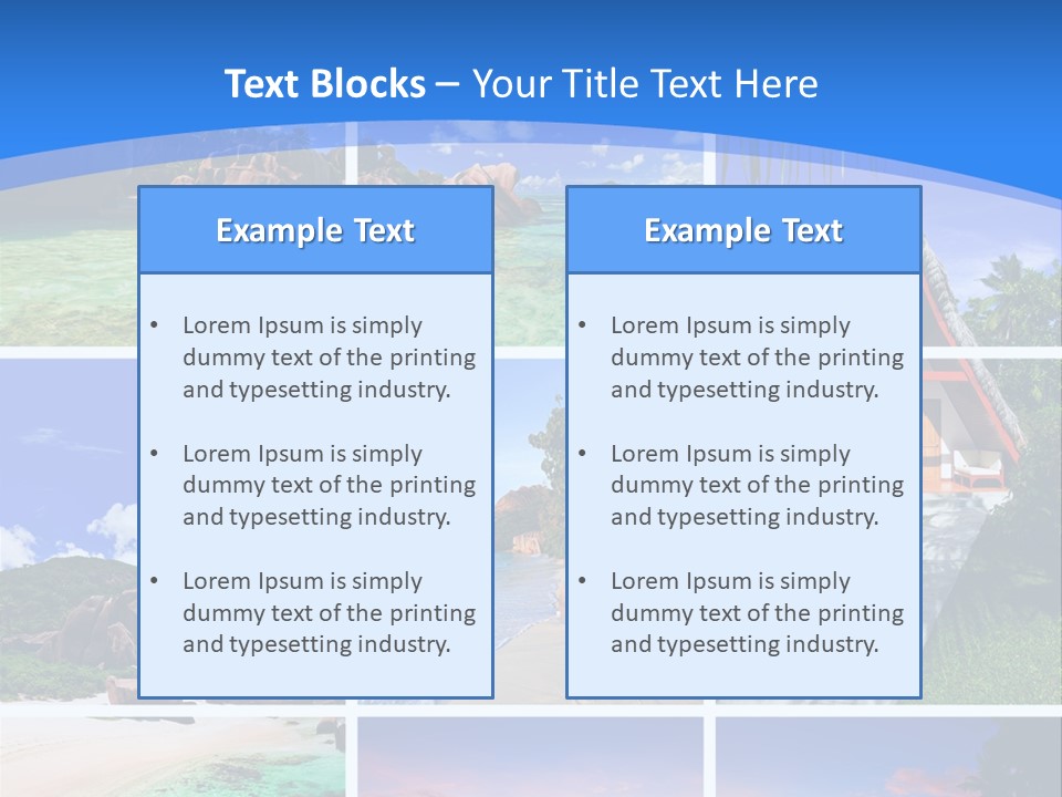 Collection Vacation Trip PowerPoint Template