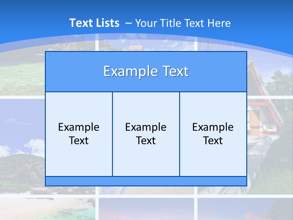 Collection Vacation Trip PowerPoint Template