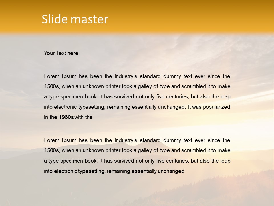 Natural Landscape Wildlife PowerPoint Template