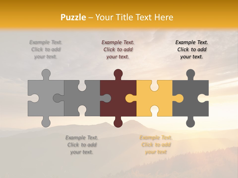 Natural Landscape Wildlife PowerPoint Template