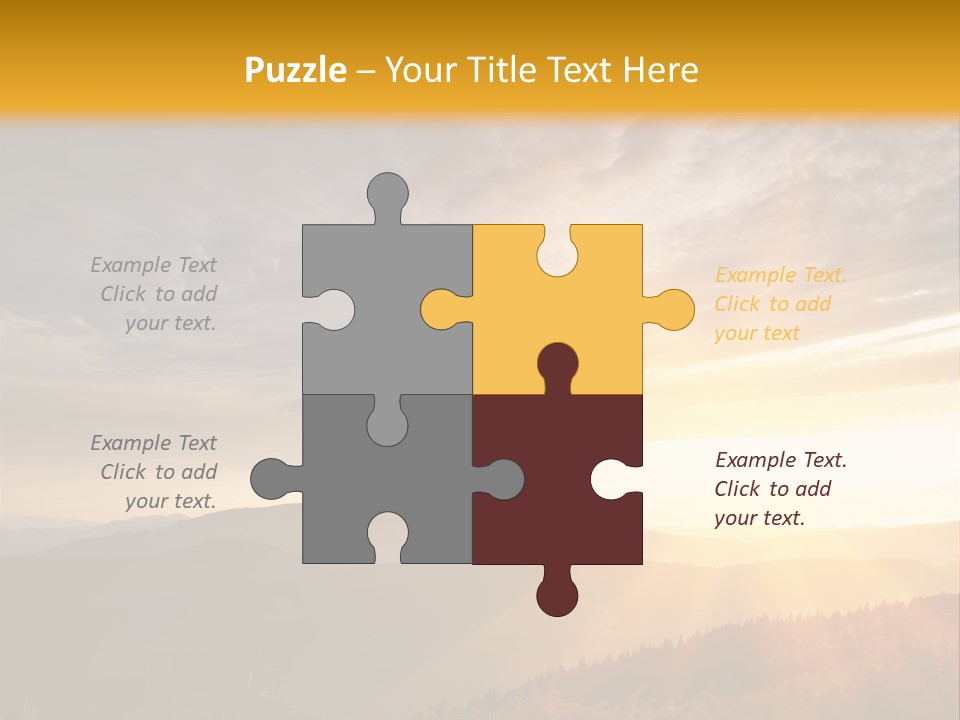 Natural Landscape Wildlife PowerPoint Template