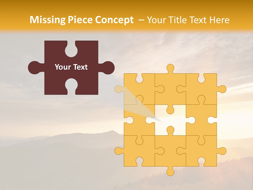 Natural Landscape Wildlife PowerPoint Template