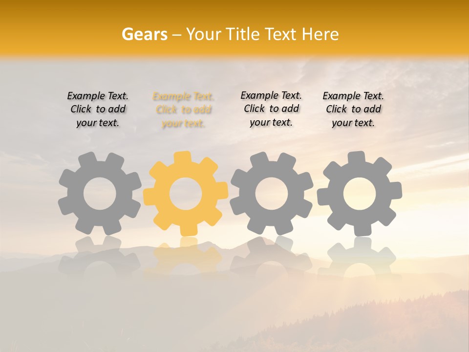 Natural Landscape Wildlife PowerPoint Template