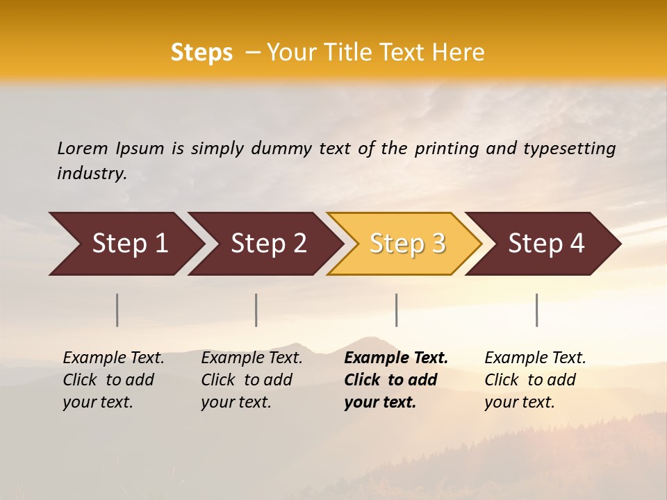 Natural Landscape Wildlife PowerPoint Template