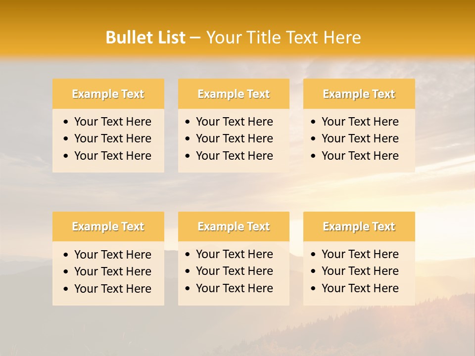 Natural Landscape Wildlife PowerPoint Template