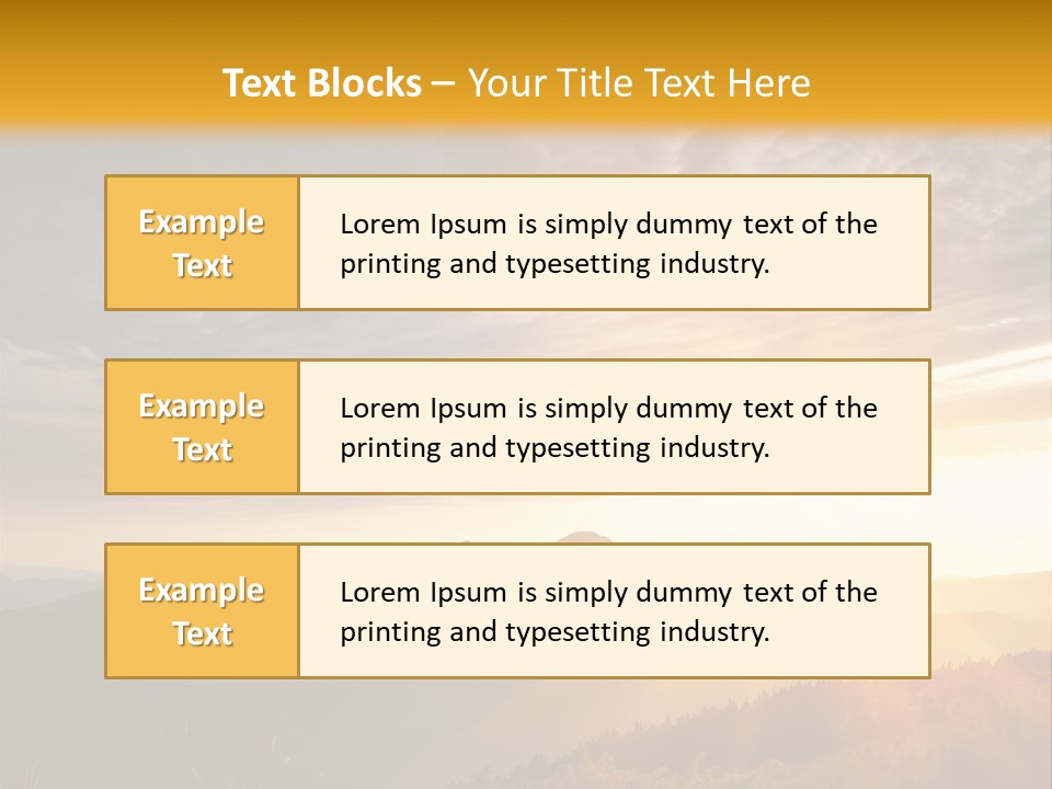 Natural Landscape Wildlife PowerPoint Template