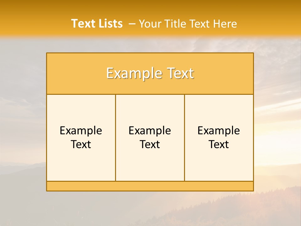 Natural Landscape Wildlife PowerPoint Template