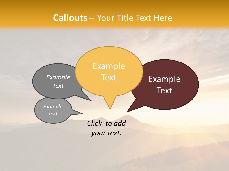 Natural Landscape Wildlife PowerPoint Template