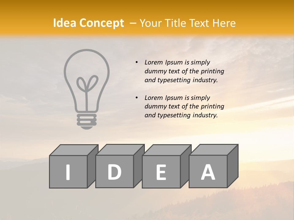 Natural Landscape Wildlife PowerPoint Template