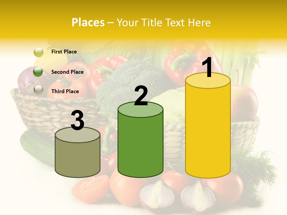 Celery Onion Pepper PowerPoint Template